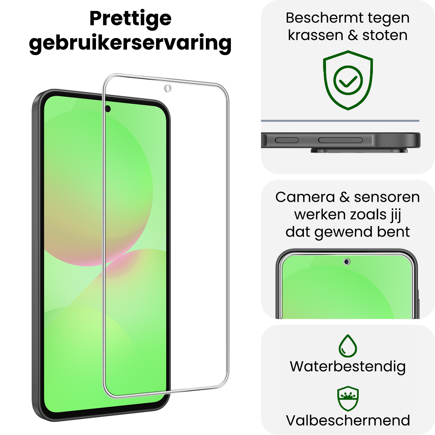 BASEY. BASEY. Samsung Galaxy A36 Screenprotector Glas - 2 PACK