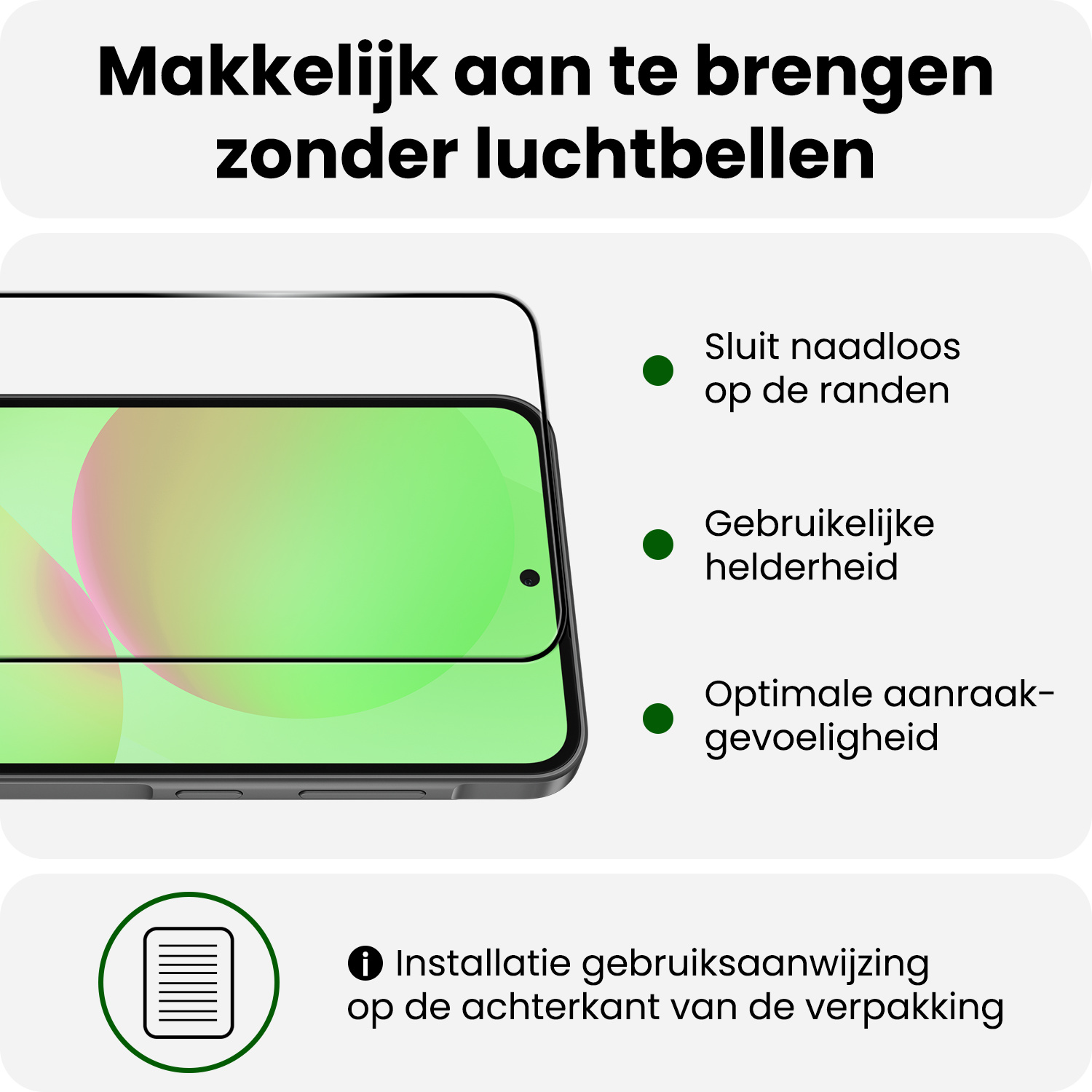 BASEY. BASEY. Samsung Galaxy A36 Screenprotector Glas Full Cover