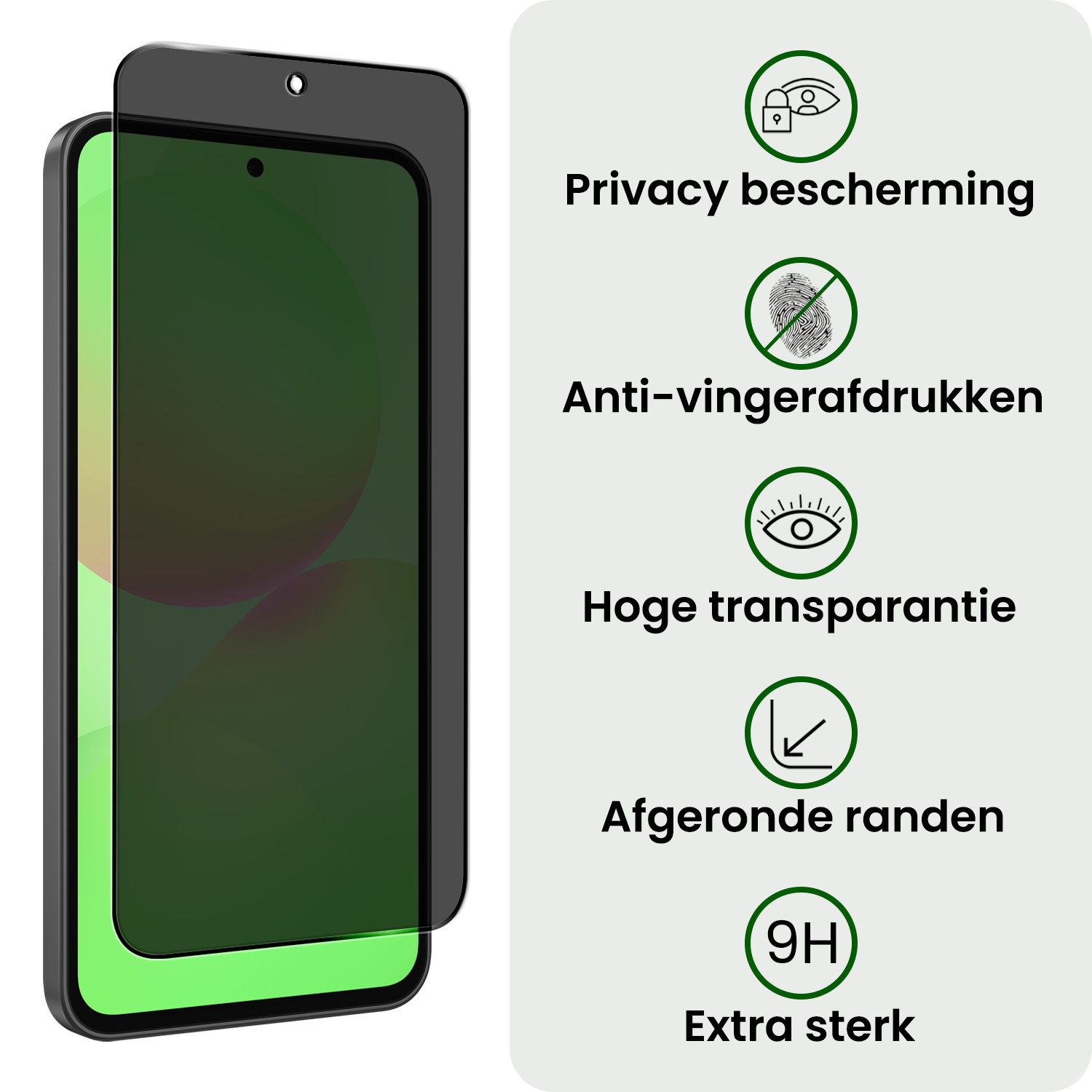 BASEY. BASEY. Samsung Galaxy A36 Screenprotector Glas Privacy - 2 PACK