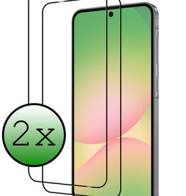 BASEY. BASEY. Samsung Galaxy A56 Screenprotector Glas Full Cover - 2 PACK
