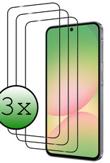 BASEY. BASEY. Samsung Galaxy A56 Screenprotector Glas Full Cover - 3 PACK