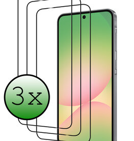 BASEY. BASEY. Samsung Galaxy A56 Screenprotector Glas Full Cover - 3 PACK
