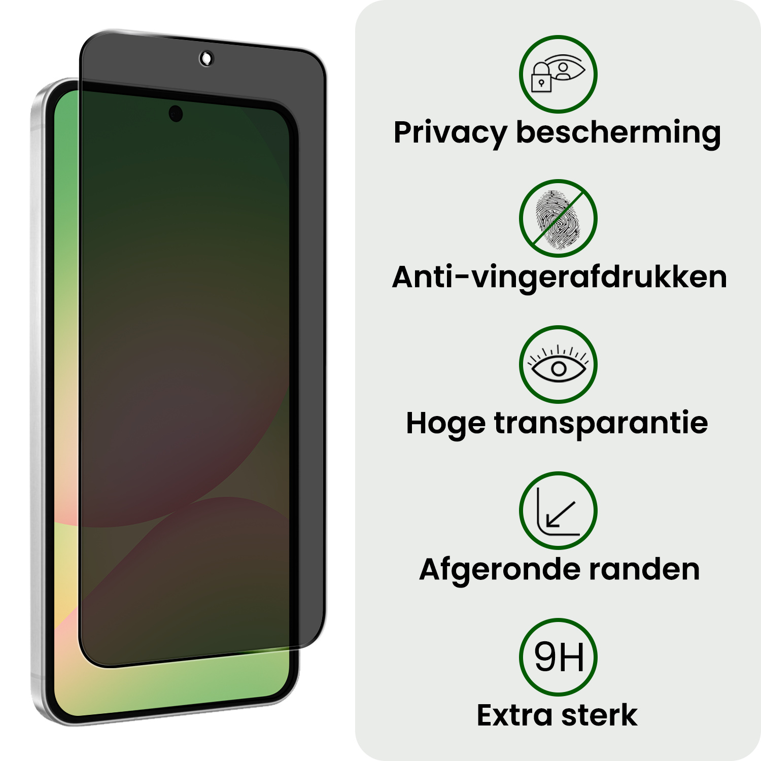 BASEY. BASEY. Samsung Galaxy A56 Screenprotector Glas Privacy - 2 PACK