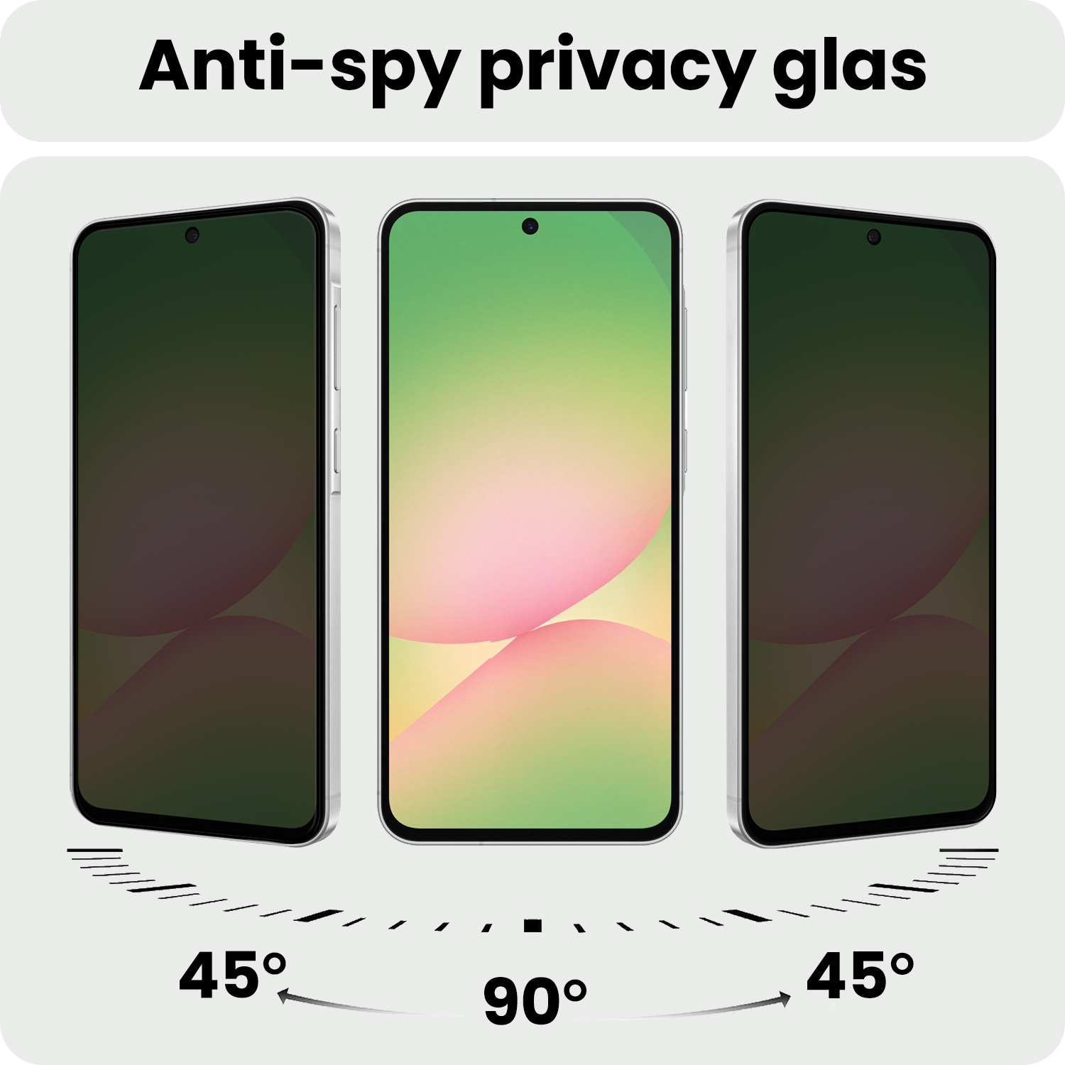 BASEY. BASEY. Samsung Galaxy A56 Screenprotector Glas Privacy - 2 PACK