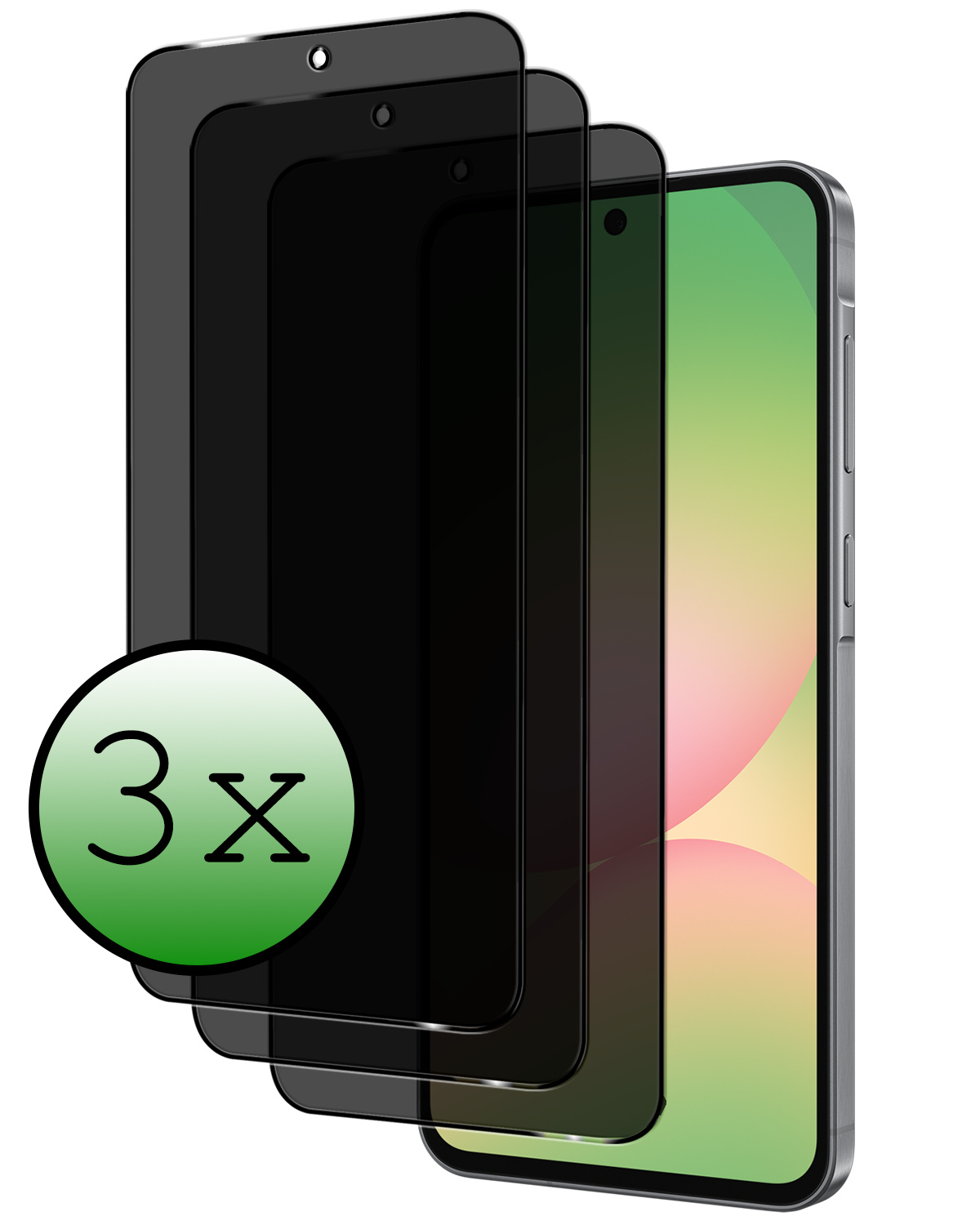 BASEY. BASEY. Samsung Galaxy A56 Screenprotector Glas Privacy - 3 PACK