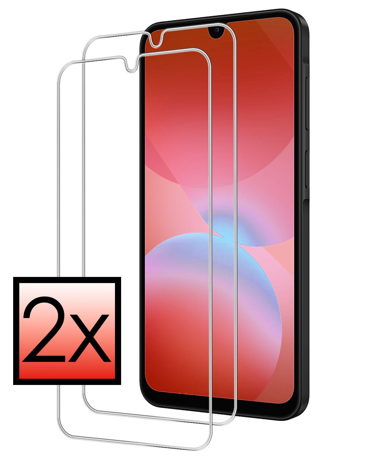 NoXx NoXx Samsung Galaxy A26 Screenprotector Glas - 2 PACK