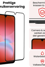 NoXx NoXx Samsung Galaxy A26 Screenprotector Glas Full Cover - 2 PACK