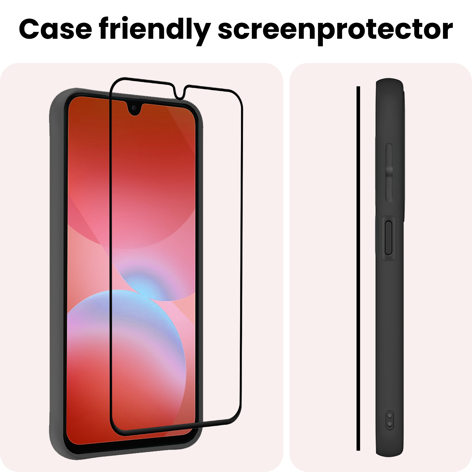 NoXx NoXx Samsung Galaxy A26 Screenprotector Glas Full Cover - 2 PACK