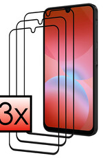 NoXx NoXx Samsung Galaxy A26 Screenprotector Glas Full Cover - 3 PACK