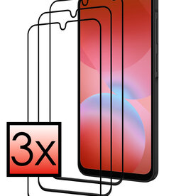 NoXx NoXx Samsung Galaxy A26 Screenprotector Glas Full Cover - 3 PACK