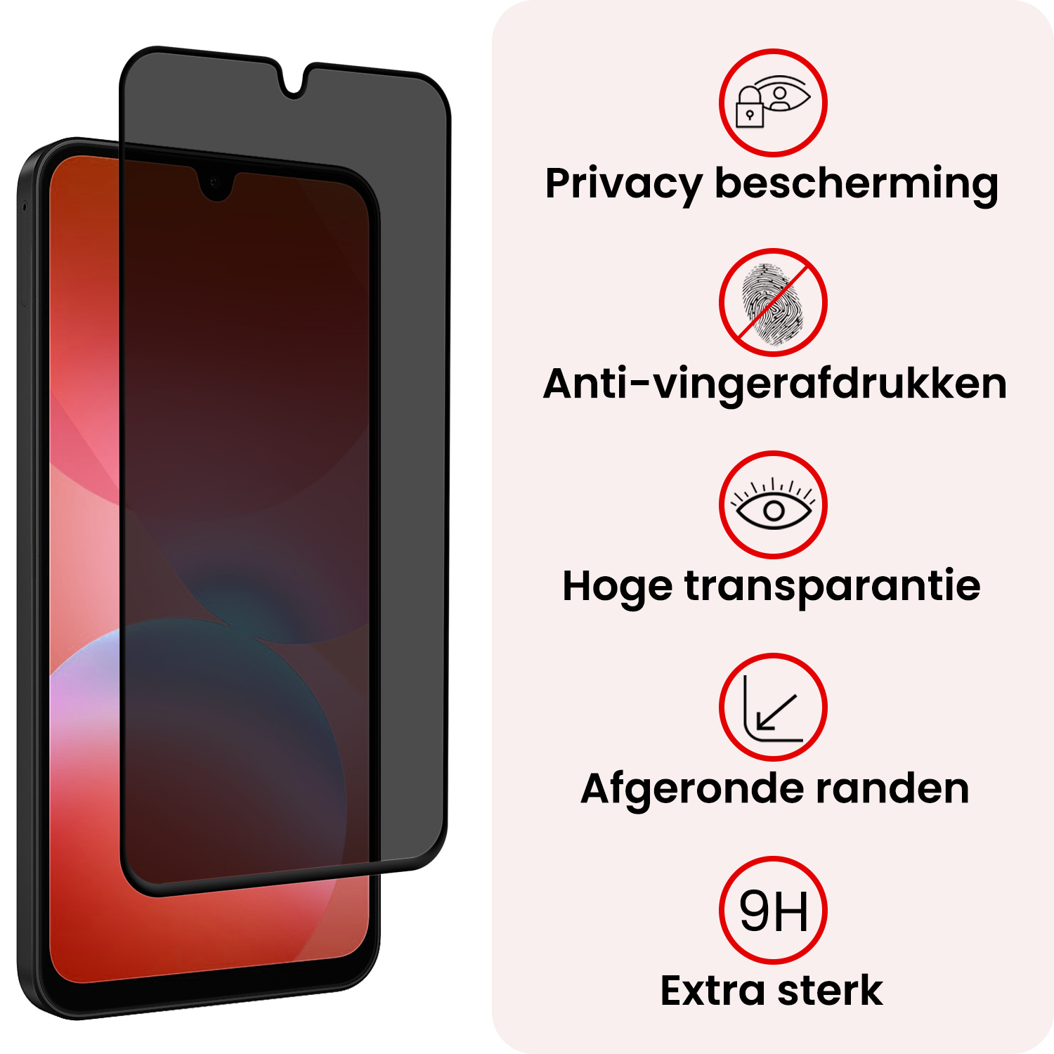 NoXx NoXx Samsung Galaxy A26 Screenprotector Glas Privacy