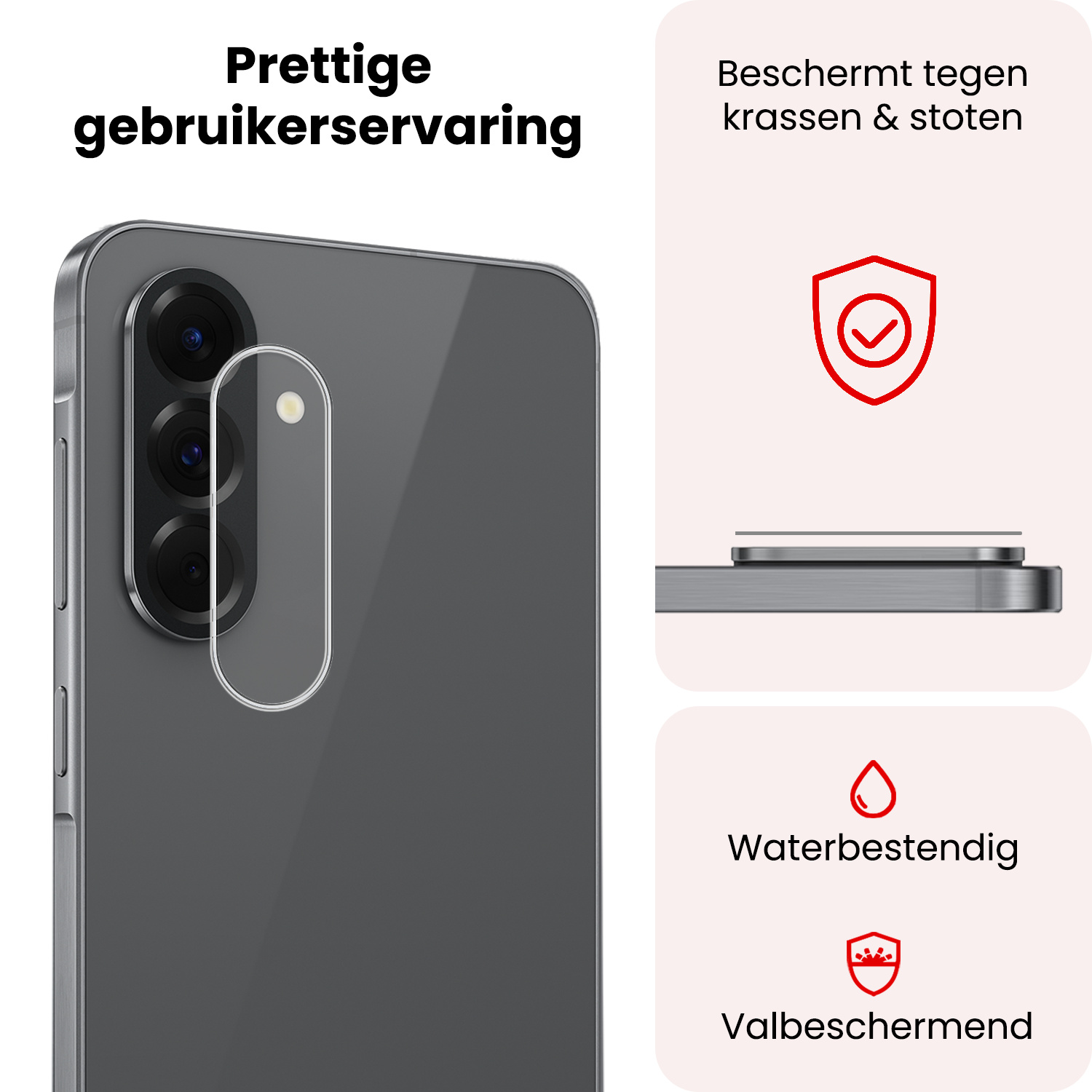 NoXx NoXx Samsung Galaxy A26 Camera Screenprotector - 3 PACK