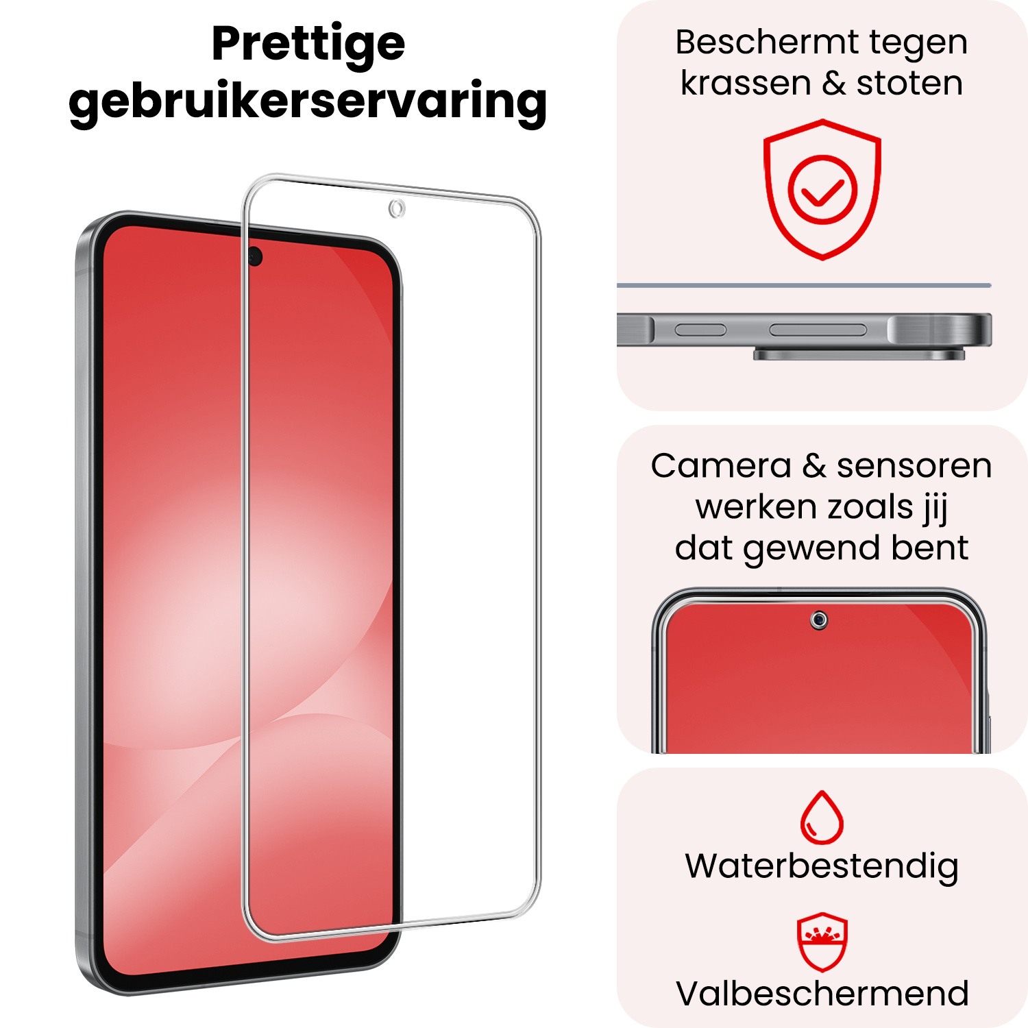 NoXx NoXx Samsung Galaxy A56 Screenprotector Glas - 2 PACK