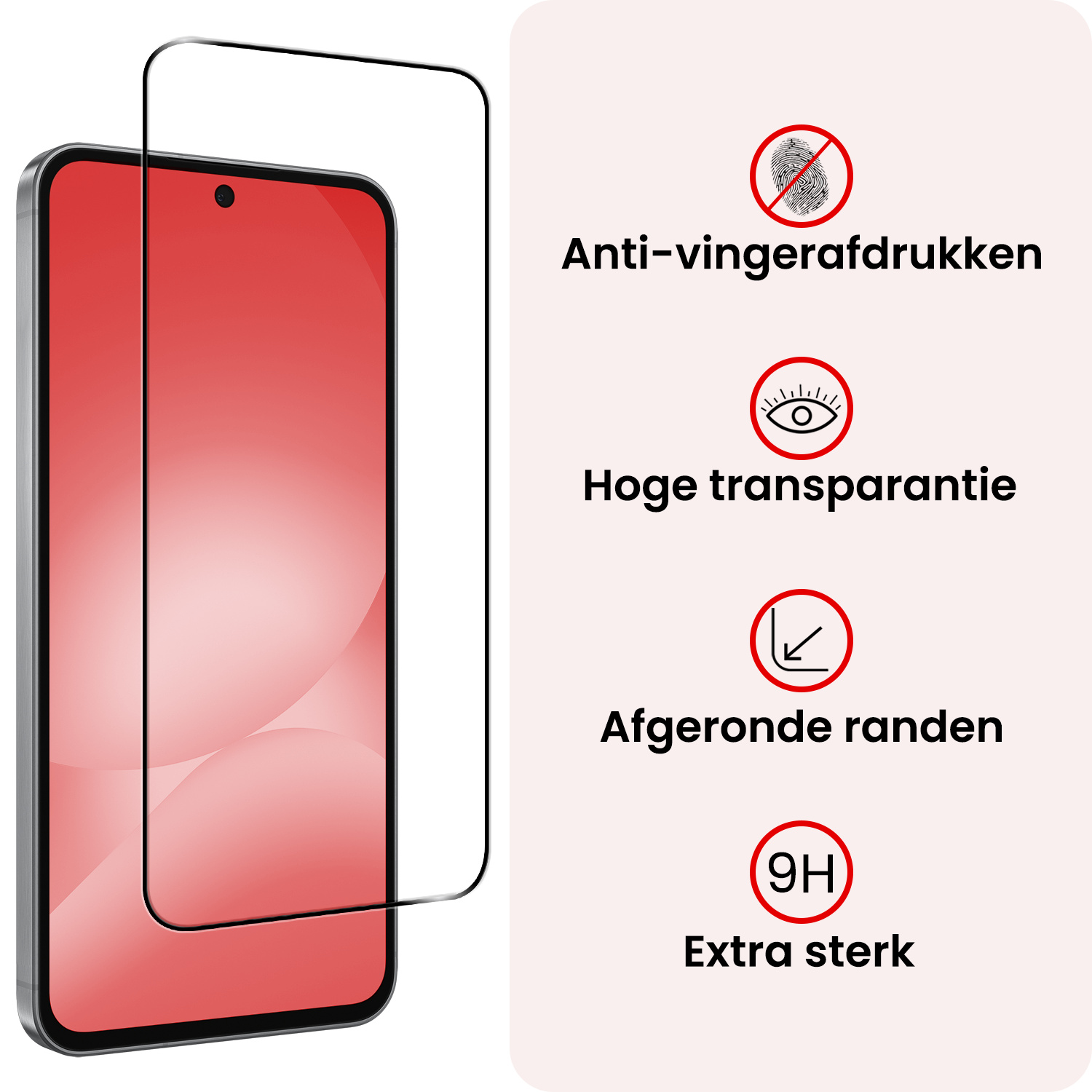 NoXx NoXx Samsung Galaxy A56 Screenprotector Glas Full Cover