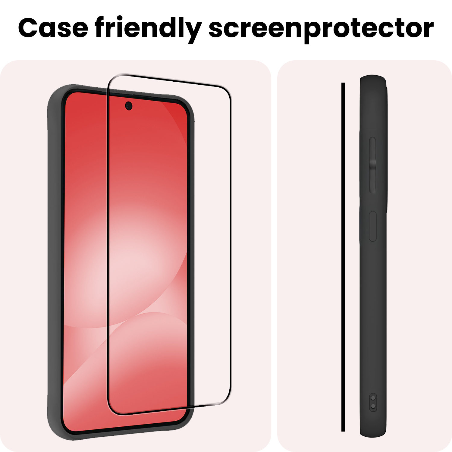 NoXx NoXx Samsung Galaxy A56 Screenprotector Glas Full Cover - 2 PACK