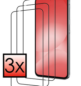 NoXx NoXx Samsung Galaxy A56 Screenprotector Glas Full Cover - 3 PACK