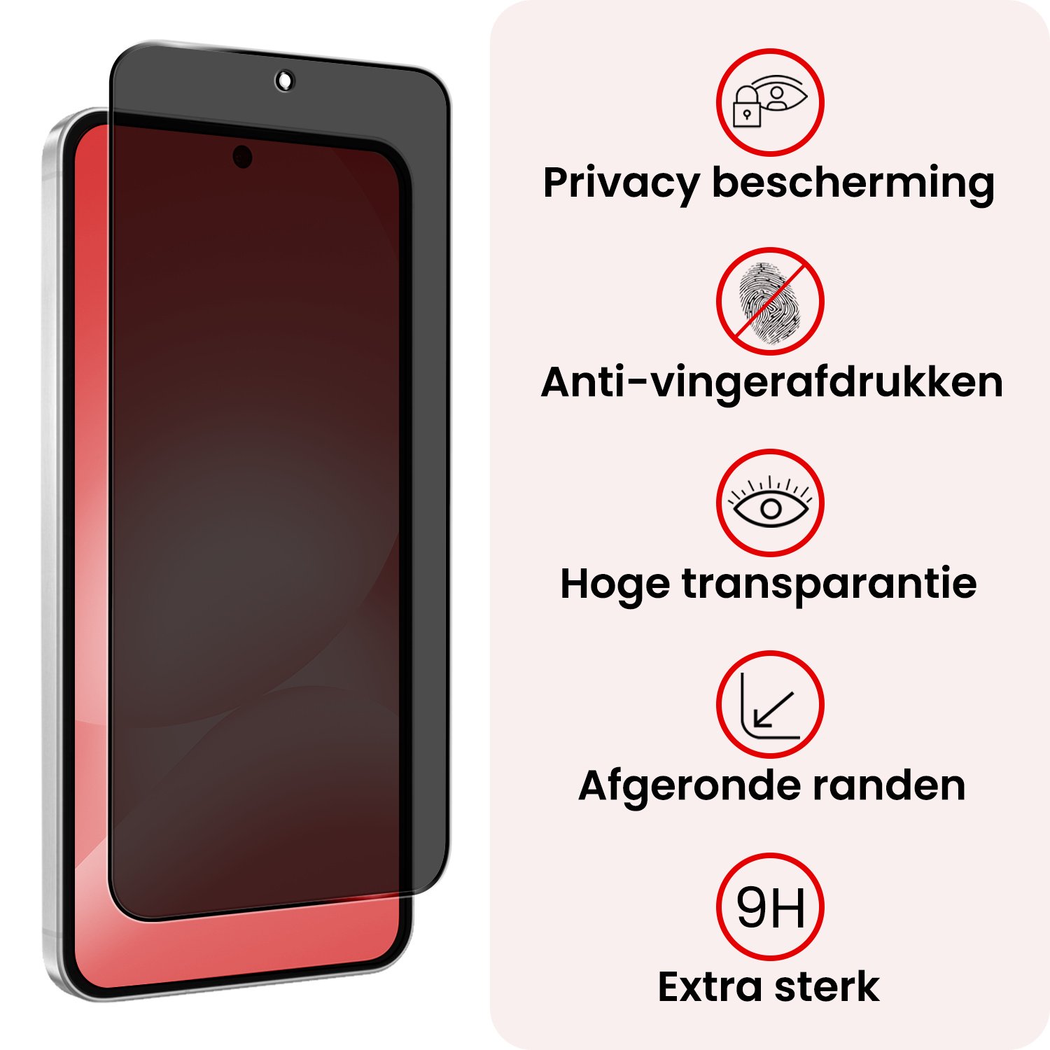 NoXx NoXx Samsung Galaxy A56 Screenprotector Glas Privacy