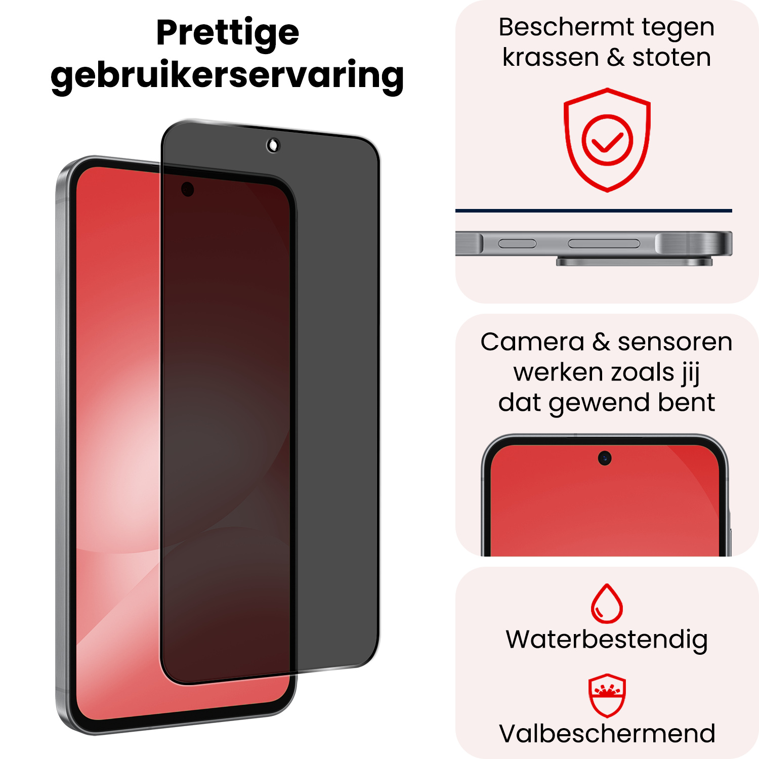 NoXx NoXx Samsung Galaxy A56 Screenprotector Glas Privacy