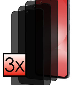 NoXx NoXx Samsung Galaxy A56 Screenprotector Glas Privacy - 3 PACK