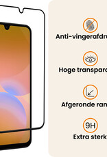 Nomfy Nomfy Samsung Galaxy A26 Screenprotector Glas Full Cover - 2 PACK