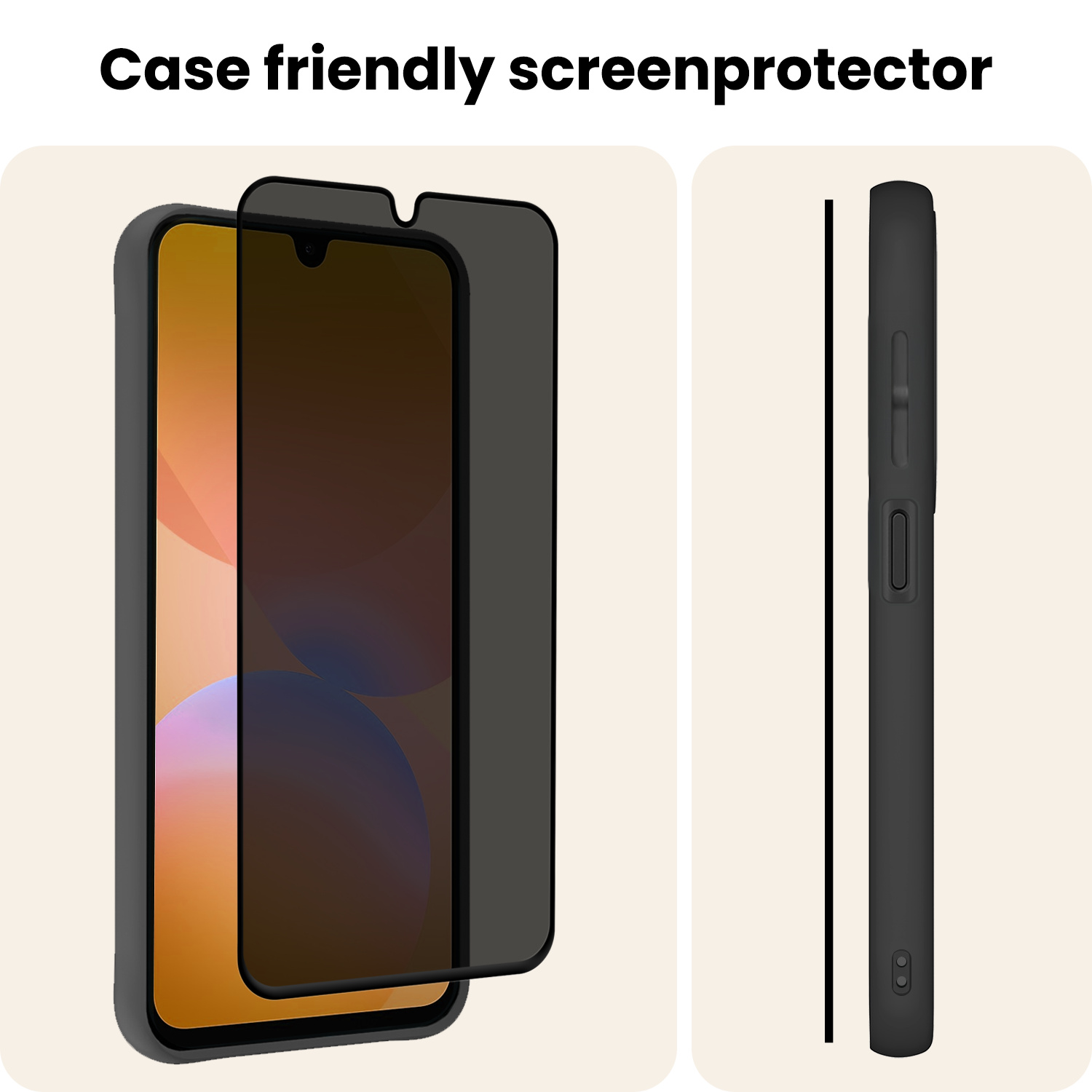 Nomfy Nomfy Samsung Galaxy A26 Screenprotector Glas Privacy - 2 PACK
