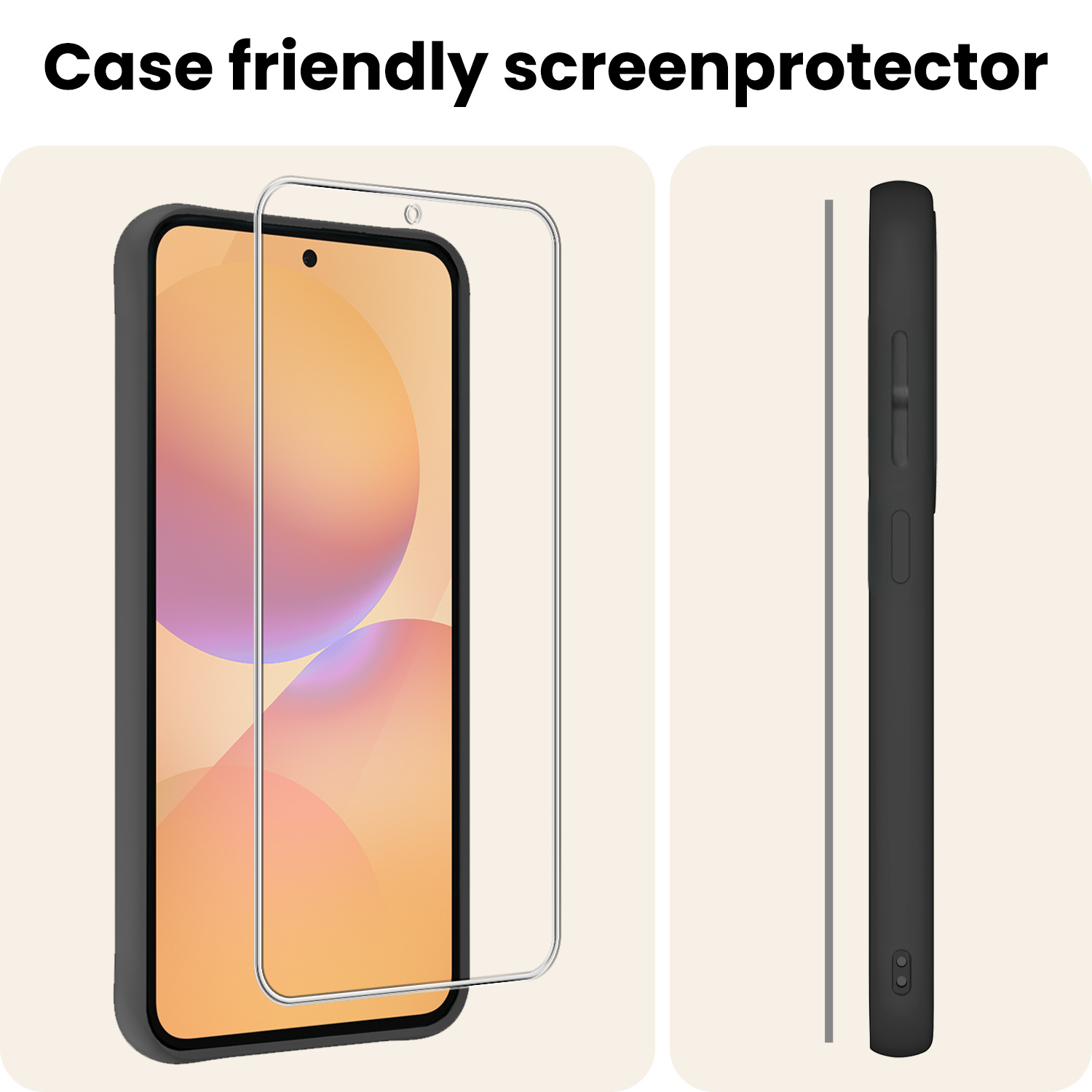 Nomfy Nomfy Samsung Galaxy A36 Screenprotector Glas - 3 PACK