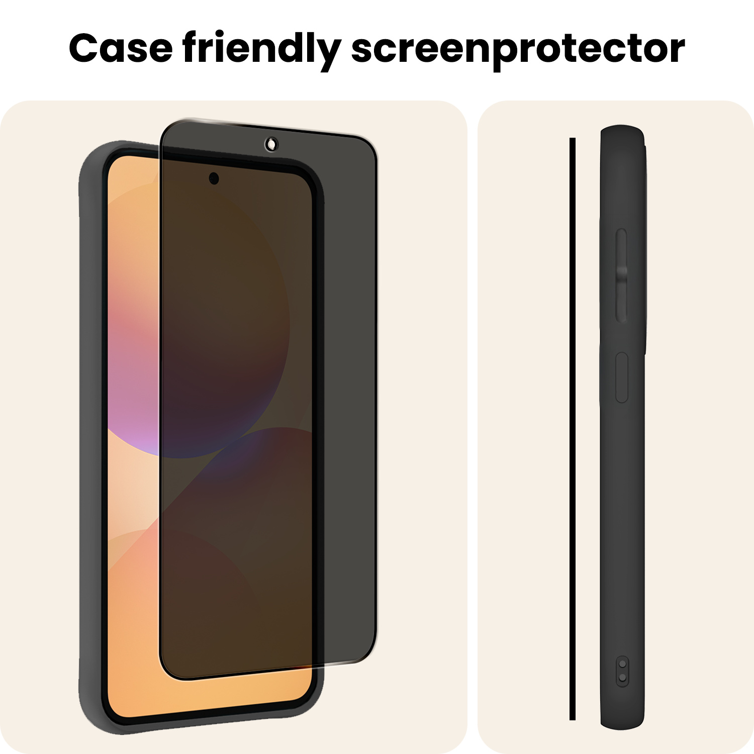 Nomfy Nomfy Samsung Galaxy A36 Screenprotector Glas Privacy - 2 PACK