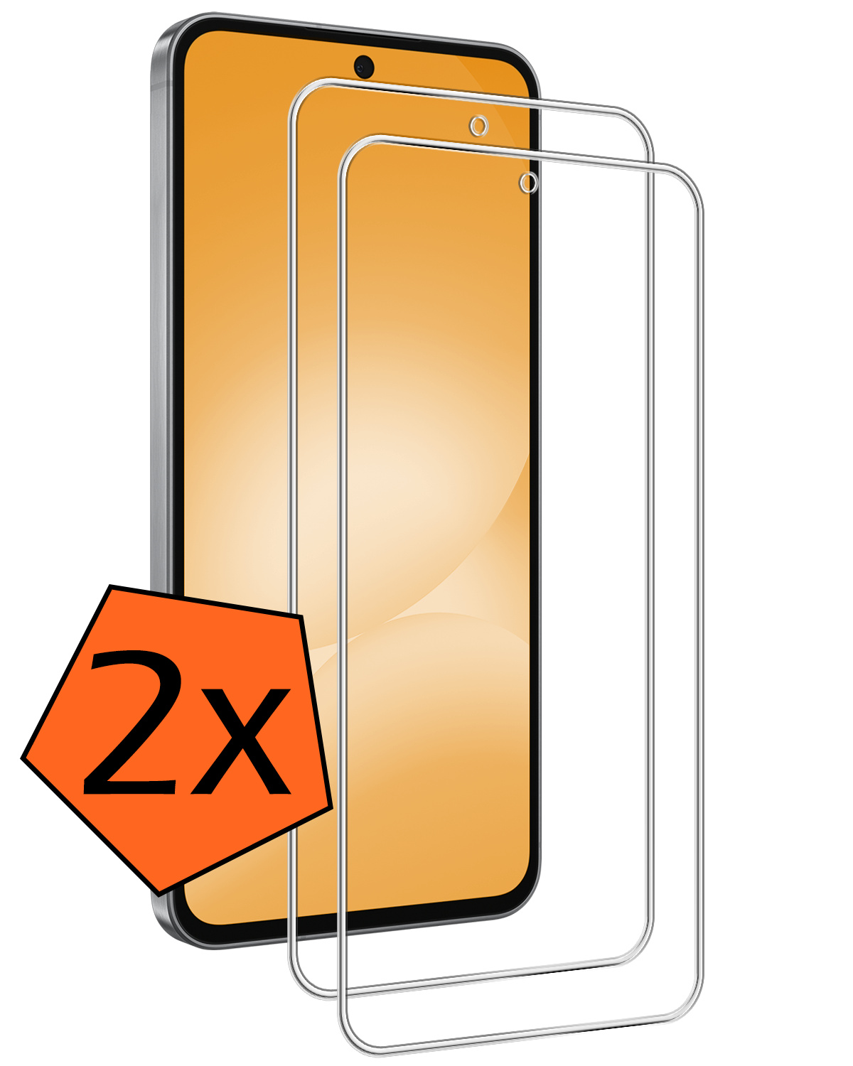 Nomfy Nomfy Samsung Galaxy A56 Screenprotector Glas - 2 PACK