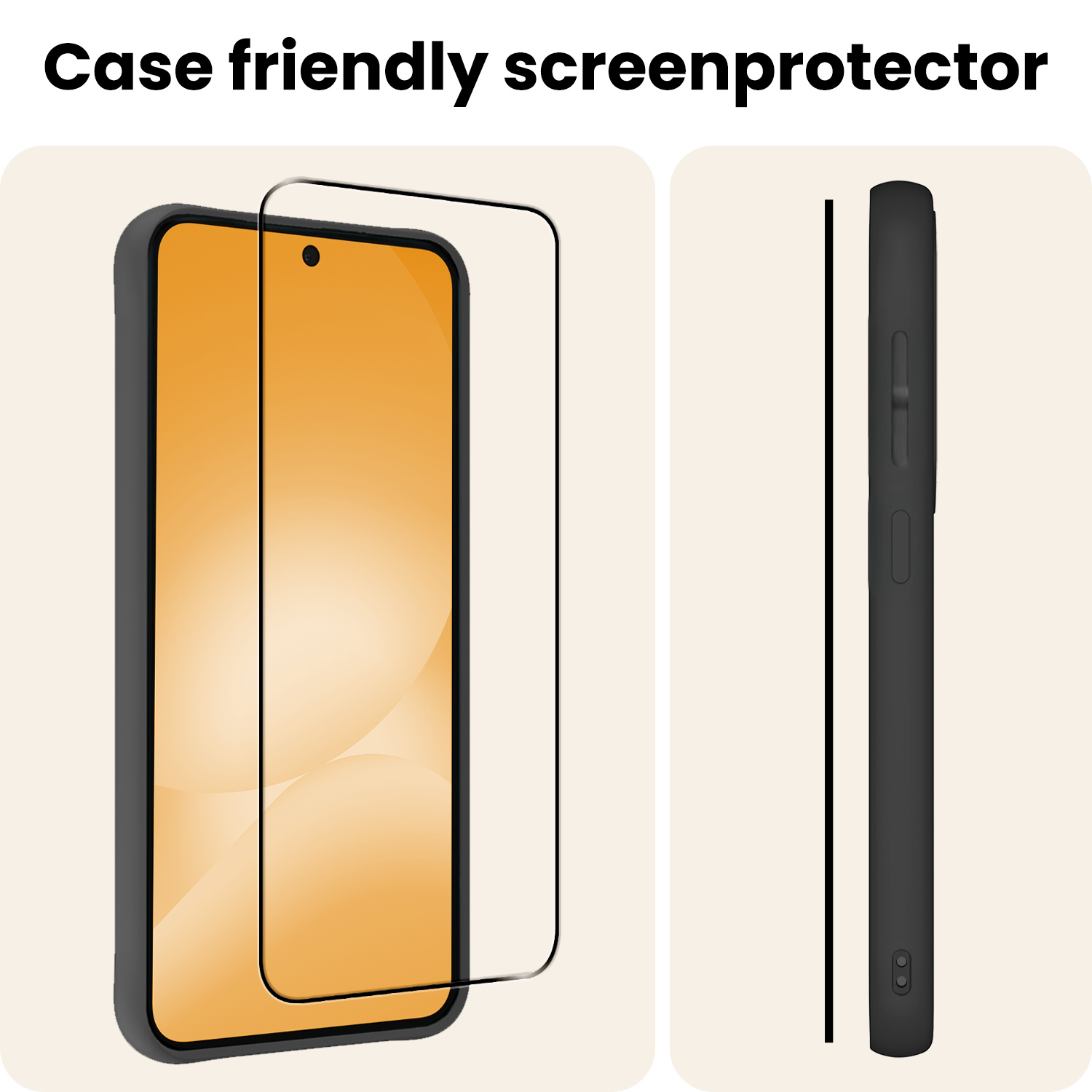 Nomfy Nomfy Samsung Galaxy A56 Screenprotector Glas Full Cover