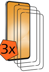 Nomfy Nomfy Samsung Galaxy A56 Screenprotector Glas Full Cover - 3 PACK