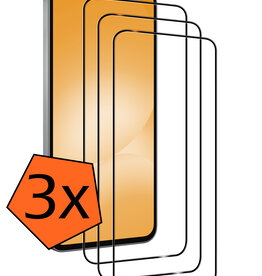 Nomfy Nomfy Samsung Galaxy A56 Screenprotector Glas Full Cover - 3 PACK