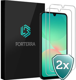 Forterra Forterra Samsung Galaxy A26 Screenprotector Glas - 2 PACK