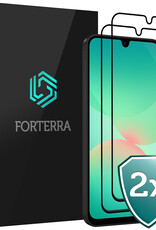 Forterra Forterra Samsung Galaxy A26 Screenprotector Glas Full Cover - 2 PACK