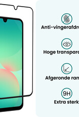 Forterra Forterra Samsung Galaxy A26 Screenprotector Glas Full Cover - 3 PACK