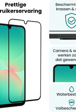 Forterra Forterra Samsung Galaxy A26 Screenprotector Glas Full Cover - 3 PACK