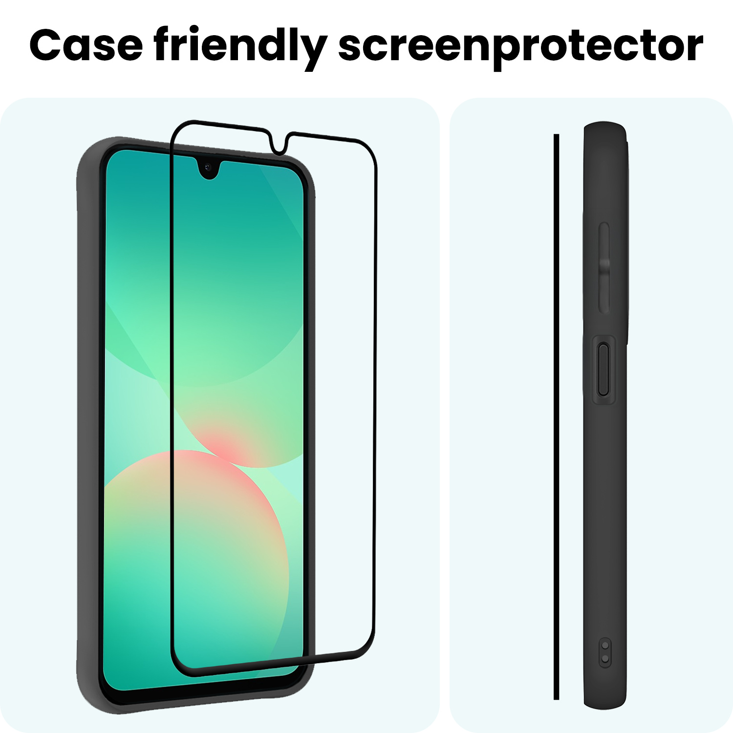 Forterra Forterra Samsung Galaxy A26 Screenprotector Glas Full Cover - 3 PACK