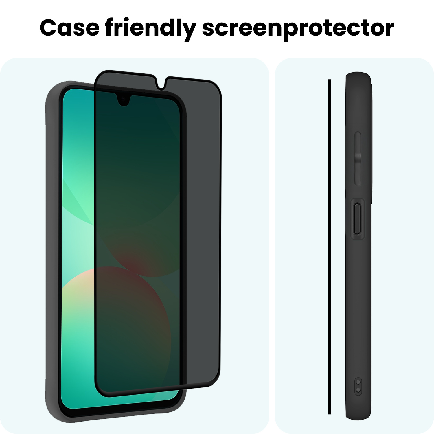 Forterra Forterra Samsung Galaxy A26 Screenprotector Glas Privacy - 2 PACK