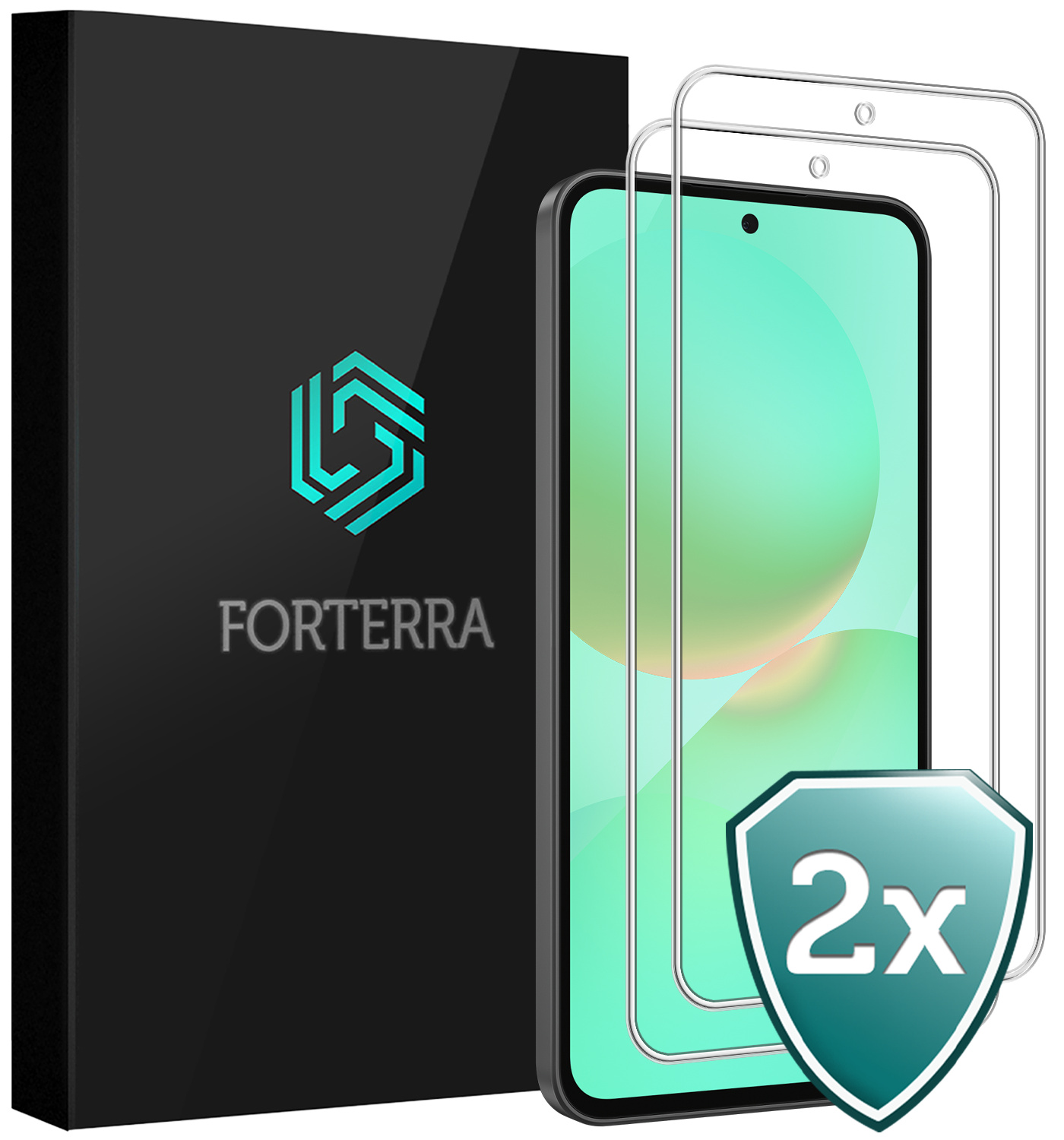 Forterra Forterra Samsung Galaxy A36 Screenprotector Glas - 2 PACK