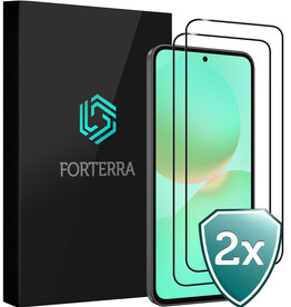 Forterra Forterra Samsung Galaxy A36 Screenprotector Glas Full Cover - 2 PACK