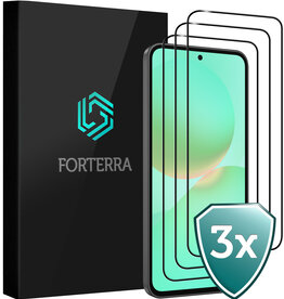 Forterra Forterra Samsung Galaxy A36 Screenprotector Glas Full Cover - 3 PACK