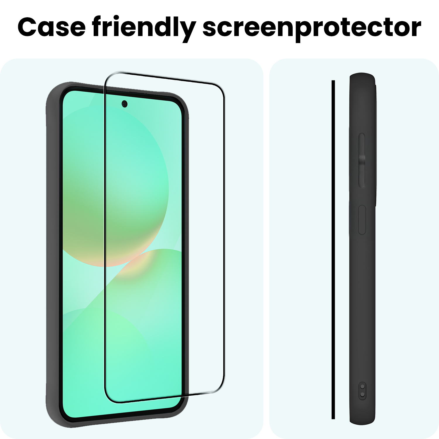 Forterra Forterra Samsung Galaxy A36 Screenprotector Glas Full Cover - 3 PACK