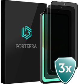 Forterra Forterra Samsung Galaxy A36 Screenprotector Glas Privacy - 3 PACK