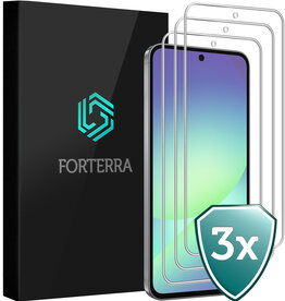 Forterra Forterra Samsung Galaxy A56 Screenprotector Glas - 3 PACK