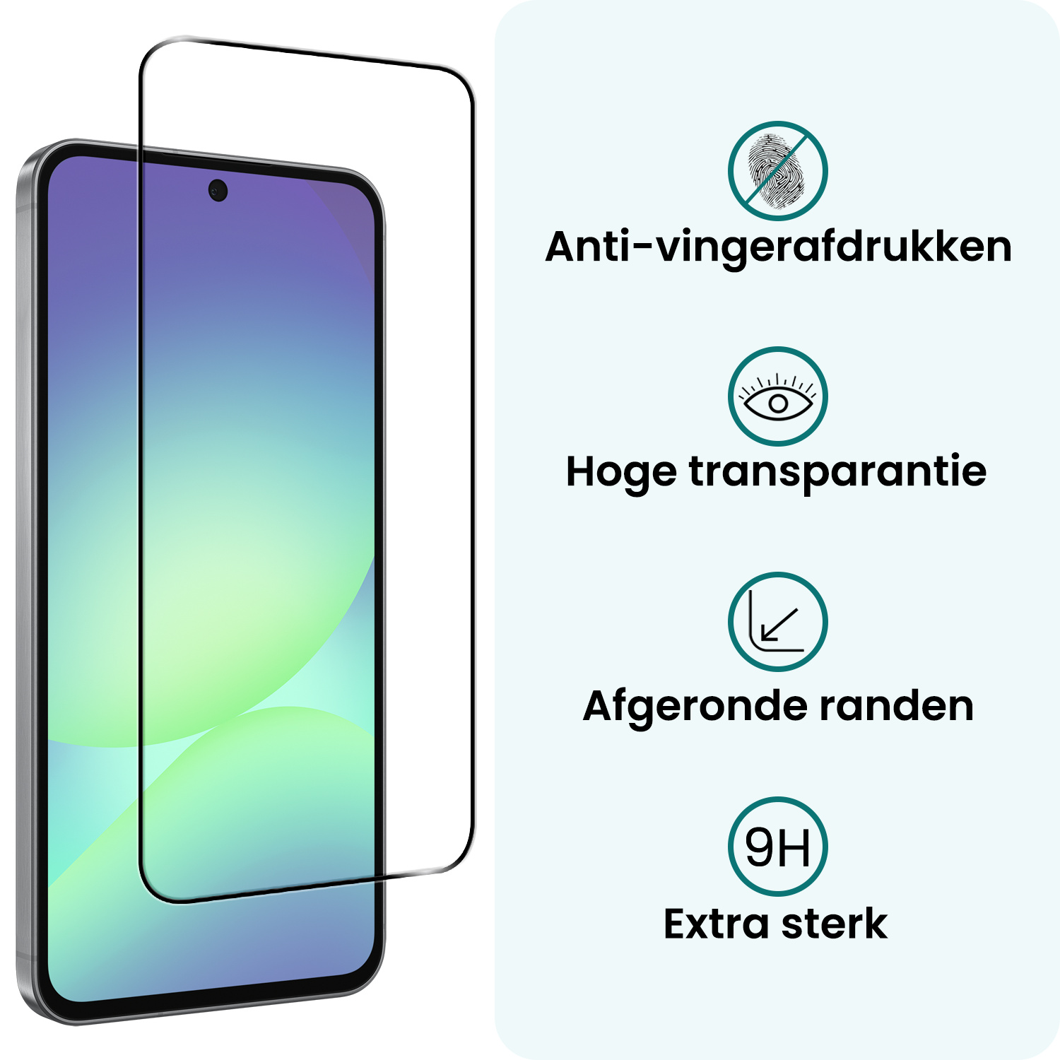 Forterra Forterra Samsung Galaxy A56 Screenprotector Glas Full Cover