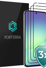 Forterra Forterra Samsung Galaxy A56 Screenprotector Glas Full Cover - 3 PACK