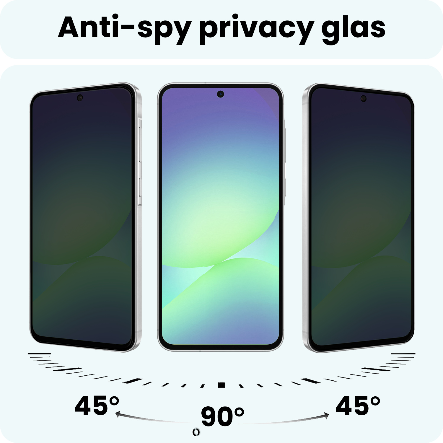 Forterra Forterra Samsung Galaxy A56 Screenprotector Glas Privacy