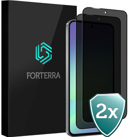 Forterra Forterra Samsung Galaxy A56 Screenprotector Glas Privacy - 2 PACK