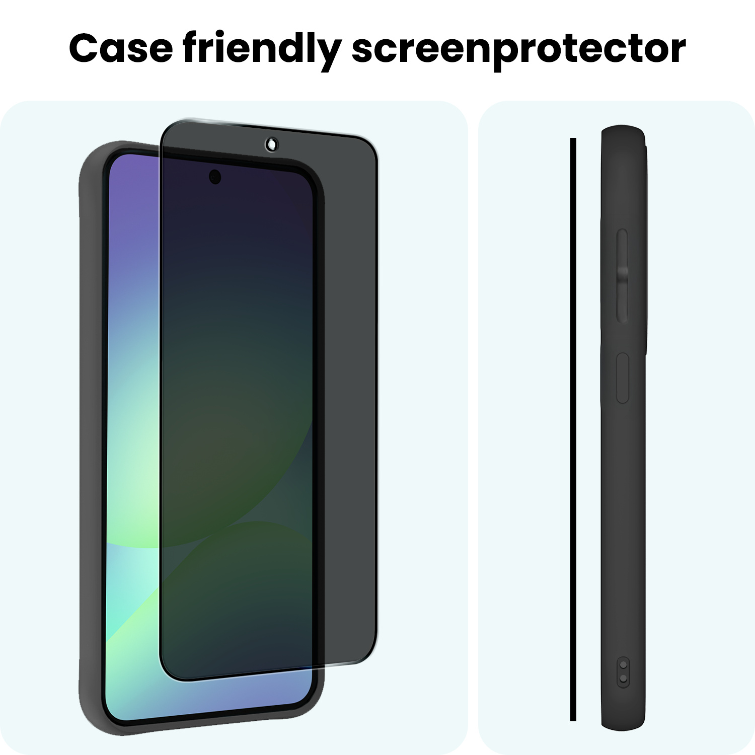 Forterra Forterra Samsung Galaxy A56 Screenprotector Glas Privacy - 2 PACK