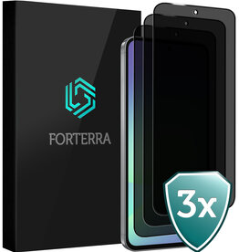 Forterra Forterra Samsung Galaxy A56 Screenprotector Glas Privacy - 3 PACK