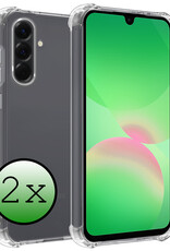 BASEY. BASEY. Samsung Galaxy A26 Hoesje Shockproof - Transparant - 2 PACK